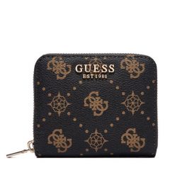Portfel Guess. Brązowe portfele Guess, z aplikacjami. Za 214.99 zł.