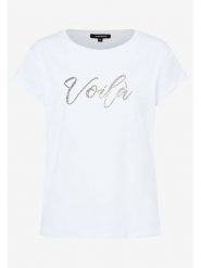 More & More Top w kolorze białym rozmiar: 34. Białe topy More & More, bez wzorów, bez kołnierzyka, bez ramiączek. Za 59.45 zł.