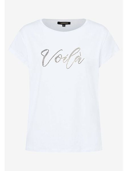 More & More Top w kolorze białym rozmiar: 34. Białe topy More & More, bez wzorów, bez kołnierzyka, bez ramiączek. Za 78.66 zł.