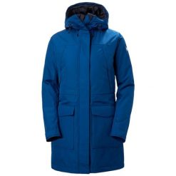 Parka damska Helly Hansen Frida Ins. Niebieskie parki Helly Hansen, na zimę, s, z poliesteru, eleganckie, bez kaptura. Za 690.00 zł.