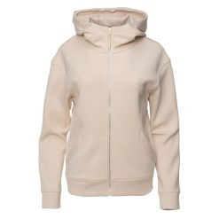 Damska Bluza Z Kapturem Comino Z Pełnym Zamkiem Błyskawicznym. Białe bluzy IGUANA, bez wzorów, z kapturem. Za 245.99 zł.