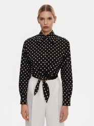 Dolce&Gabbana Koszula F5P61T FSFNR Czarny Regular Fit. Czarne koszule Dolce&Gabbana, bez wzorów, z bawełny, bez kołnierzyka, bez ramiączek. Za 2,949.00 zł.