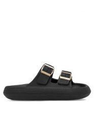 MEXX Klapki MICC1904941W-01 Czarny. Czarne klapki Mexx, bez wzorów, z syntetyku, bez obcasa. Za 79.99 zł.