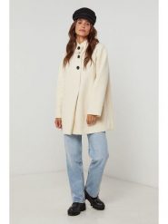 L'armoire de Suzette Płaszcz przejściowy w kolorze kremowym rozmiar: 38/40. Brązowe płaszcze L'armoire de Suzette, l, bez wzorów, bez kaptura. Za 100.99 zł.