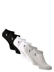 Polo Ralph Lauren Skarpety pakowane po 6 szt. Kobiety drobna dzianina szary|czarny|biały, ONE SIZE. Białe skarpety Polo Ralph Lauren, bez wzorów, z dzianiny. Za 199.95 zł.