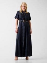 Marciano Guess Sukienka codzienna 181615 Niebieski Classic Fit. Niebieskie sukienki Marciano Guess, na co dzień, z aplikacjami, bez kołnierzyka, bez ramiączek, proste. Za 1,439.99 zł.