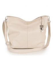 Lucca Baldi Skórzana torebka w kolorze beżowym - 33 x 25 x 14 cm rozmiar: onesize. Brązowe torby na ramię Lucca Baldi, bez wzorów, z materiału, na ramię, bez dodatków. Za 272.95 zł.