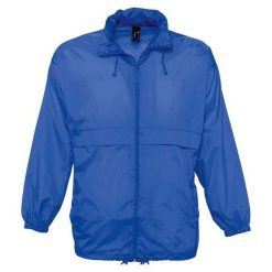 Wiatrówka Unisex Surf Dla Dorosłych. Niebieskie kurtki sportowe SOL'S, m, bez wzorów, bez kaptura, trekkingowe. Za 95.99 zł.