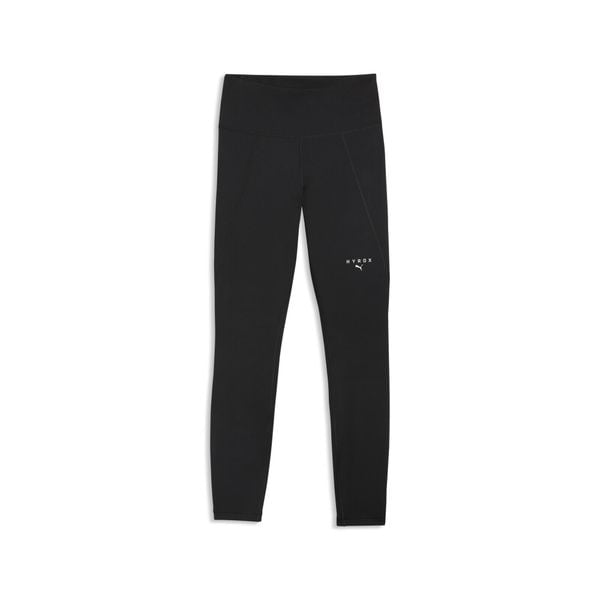 Damskie legginsy PUMA × HYROX Essentials PUMA. Czarne legginsy Puma, l, bez wzorów, z dzianiny, z standardowym stanem. Za 229.00 zł.