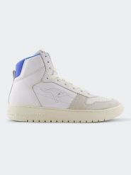 Kangaroos Skórzane sneakersy "Game Hi Lace Up" w kolorze kremowym rozmiar: 40. Brązowe trampki KangaROOS, bez wzorów, z materiału, za kostkę, bez zapięcia. Za 260.99 zł.