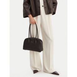 Torebka GINO ROSSI. Brązowe torebki klasyczne Gino Rossi, bez wzorów, bez dodatków. Za 399.99 zł.