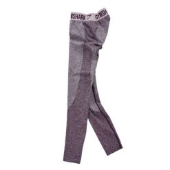Legginsy damskie suchego fitnessu yoga fioletowe. Fioletowe legginsy Gymshark, l, bez wzorów, z materiału. Za 76.64 zł.