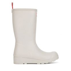 Kalosze Hunter. Białe kalosze Hunter, bez wzorów. Za 349.99 zł.