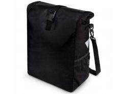 Torba rowerowa 20L czarna, odblaski. E-rower, rower miejski 1780995479uVr8. Czarne torby na ramię Verk Group, bez wzorów, z materiału, biznesowe, na ramię, duże, bez dodatków. Za 159.00 zł.