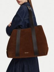 GINO ROSSI Torebka EO-LA321-2769 Brązowy. Brązowe shopper Gino Rossi, bez wzorów, ze skóry, bez dodatków. Za 599.99 zł.