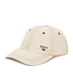 Czapka z daszkiem Roxy. Brązowe czapki Roxy, bez wzorów. Za 69.99 zł.