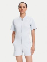 K-Way Kombinezon Odet K1122NW Błękitny Regular Fit. Niebieskie sukienki K-Way, xl, bez wzorów, z bawełny, bez kołnierzyka, bez ramiączek. Za 649.99 zł.