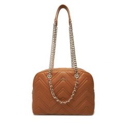 Torebka Nine West. Brązowe torebki klasyczne Nine West, bez wzorów, bez dodatków. Za 249.99 zł.