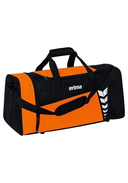 Torba sportowa Erima Six Wings. Brązowe torby na ramię Erima, bez wzorów, z materiału, sportowe, na ramię, z nadrukiem, bez dodatków. Za 83.99 zł.