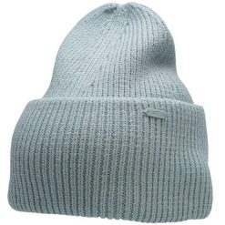 Czapka damska 4F. Niebieskie czapki 4f, bez wzorów, z materiału. Za 41.99 zł.
