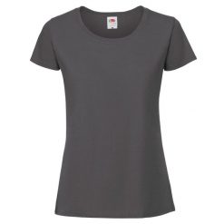 Koszulka Damska Iconic 190. Zielone bluzki FRUIT OF THE LOOM, xl, bez wzorów, sportowe, bez kołnierzyka, bez ramiączek. Za 38.99 zł.