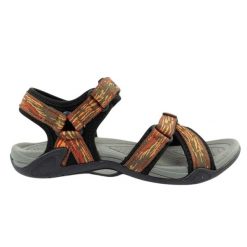 Damskie Sandały Sportowe. Brązowe sandały Grisport, bez wzorów, sportowe, bez obcasa, bez zapięcia. Za 229.99 zł.