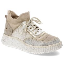 Beżowe Sneakersy Maciejka Eleganckie Sportowe Obuwie Damskie. Brązowe obuwie sportowe Maciejka, na wiosnę, ze skóry, bez zapięcia. Za 399.00 zł.