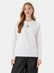Adidas Bluzka Essentials JW7454 Biały Regular Fit. Białe bluzki Adidas, l, bez wzorów, z bawełny, bez kołnierzyka, bez ramiączek. Za 159.99 zł.