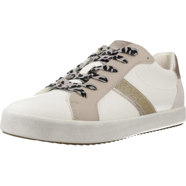 Buty GEOX D BLOMIEE Beżowy. Brązowe trekkingi Geox, ze skóry, trekkingowe. Za 241.99 zł.