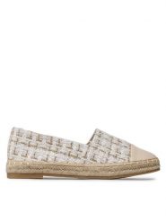 DeeZee Espadryle WSS990-104 Beżowy. Brązowe espadryle DeeZee, bez wzorów, ze skóry, bez obcasa, bez zapięcia. Za 99.99 zł.