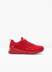 Sneakersy Skechers z pianką memory. Czerwone obuwie sportowe bonprix, bez zapięcia. Za 299.99 zł.