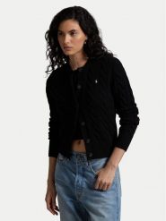 Polo Ralph Lauren Kardigan 211910443011 Czarny Regular Fit. Czarne kardigany Polo Ralph Lauren, xs, bez wzorów, z wełny. Za 639.99 zł.