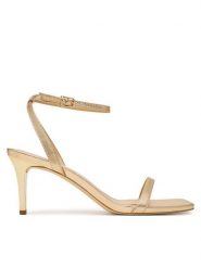 MICHAEL Michael Kors Sandały Liana Mid 40S6LNMS1M Złoty. Żółte sandały MICHAEL Michael Kors, bez wzorów, ze skóry, bez obcasa, na szpilce, bez zapięcia. Za 739.99 zł.