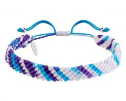 Bransoletka z elementami srebra z efektem Tie Dye. Bransoletki Apart, srebrne. Za 119.00 zł.