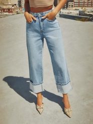 Tazga Dżinsy - Comfort fit - w kolorze błękitnym rozmiar: 38. Niebieskie jeansy Tazga, bez wzorów, z podwyższonym stanem. Za 197.17 zł.