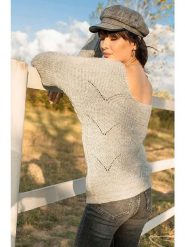 Milan Kiss Sweter w kolorze szarym rozmiar: M. Szare swetry Milan Kiss, m, bez wzorów, z wełny, bez ramiączek. Za 104.99 zł.