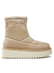 LOVE MOSCHINO Botki JA24266I0LJAW026 Beżowy. Brązowe botki Love Moschino, bez wzorów, z materiału, bez obcasa, na płaskiej podeszwie, bez zapięcia. Za 1,119.00 zł.
