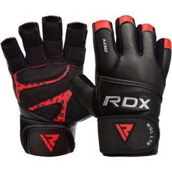 Rękawiczki RDX L4 Open Finger Micro Plus Gym. Czarne rękawiczki RDX SPORTS, bez wzorów, sportowe. Za 99.99 zł.