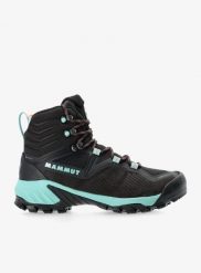 Buty trekkingowe damskie Mammut Sapuen High GTX. Czarne trekkingi Mammut, z gore-texu, trekkingowe. Za 825.60 zł.