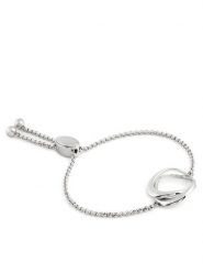 Calvin Klein Bransoletka 35000006 Srebrny. Szare bransoletki Calvin Klein, metalowe. Za 259.99 zł.