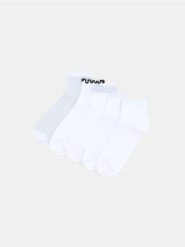 Skarpetki z falbanami 5 pack - biały. Białe skarpety Sinsay, bez wzorów. Za 17.99 zł.