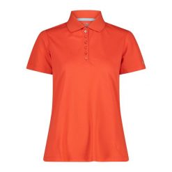 Damska koszulka polo CMP. Brązowe koszulki polo CMP, bez wzorów, bez kołnierzyka, bez ramiączek. Za 110.00 zł.