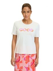 Betty Barclay Koszulka w kolorze białym rozmiar: 44. Białe bluzki Betty Barclay, bez wzorów, bez kołnierzyka, bez ramiączek. Za 69.99 zł.