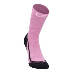 Skarpety damskie CMP Trekking Sock SuperSoft 50 Mid. Czerwone skarpety CMP, bez wzorów. Za 41.99 zł.
