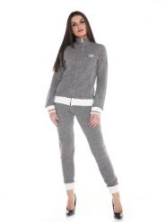 Bluza miękki oddychający z bawełna z pełny zamek błyskawiczny na co dzień. Czarne bluzy LEONE 1947 APPAREL, m, bez wzorów, z bawełny, bez kaptura. Za 189.41 zł.