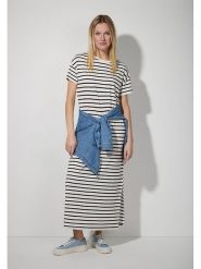 More & More Sukienka w kolorze biało-czarnym rozmiar: 38. Białe sukienki More & More, na co dzień, bez wzorów, bez kołnierzyka, bez ramiączek, maxi, proste. Za 136.45 zł.