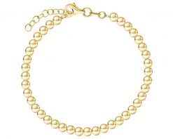 Złota bransoletka - kulki. Żółte bransoletki Apart, złote. Za 2,629.00 zł.