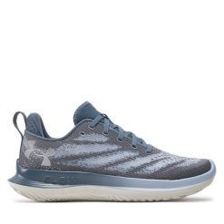 Buty do biegania Under Armour. Szare obuwie sportowe Under Armour, bez zapięcia, do biegania. Za 339.99 zł.