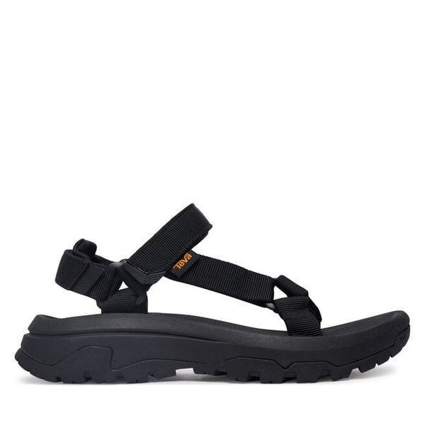 Sandały Teva. Czarne sandały Teva, bez wzorów, sportowe, bez obcasa, bez zapięcia. Za 379.99 zł.