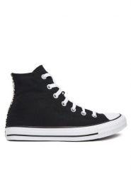 Converse Trampki Chuck Taylor All Star Leopard A14940C Czarny. Czarne trampki Converse, bez wzorów, z materiału, bez zapięcia. Za 239.99 zł.